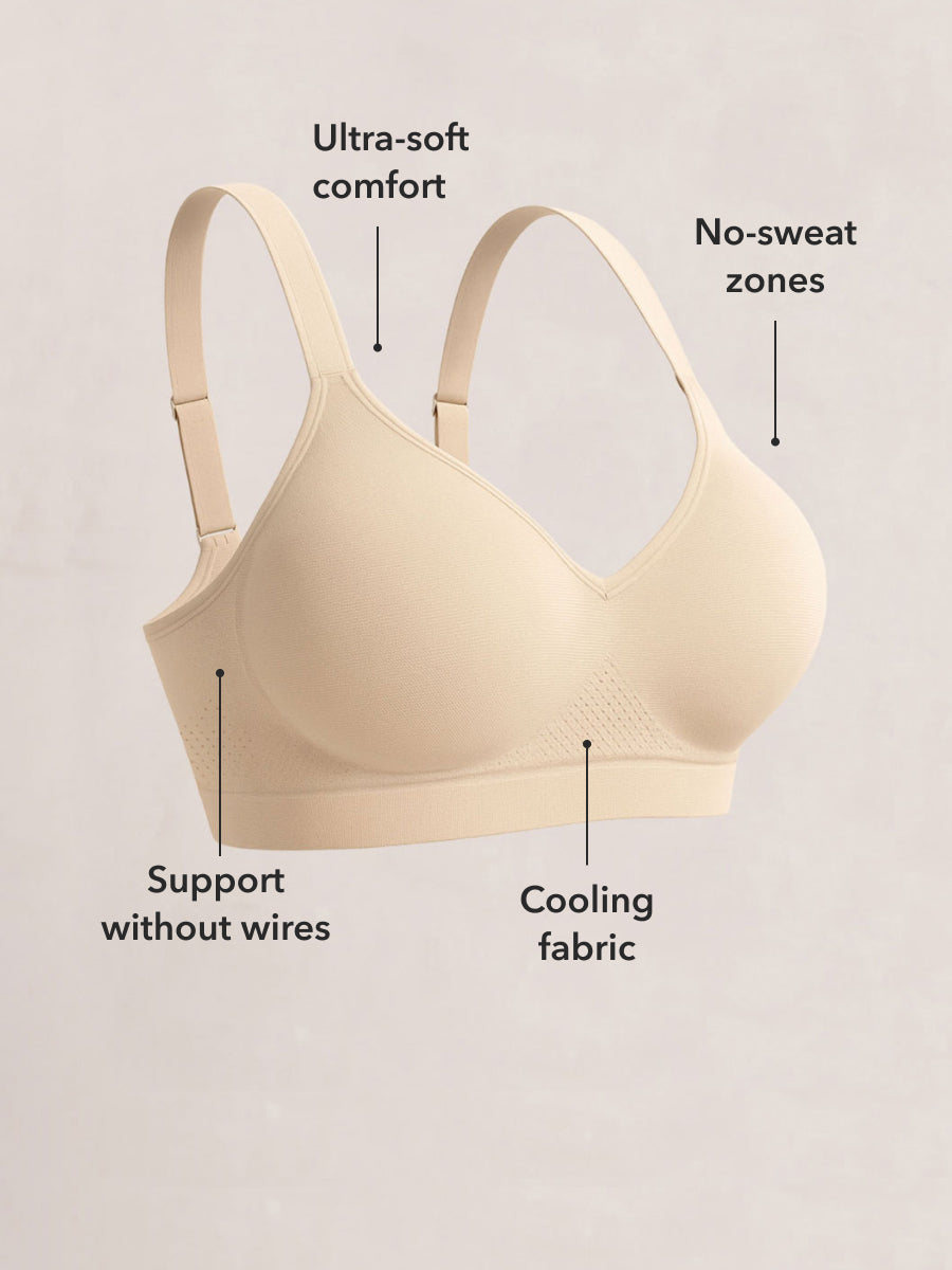 TrueCool Wireless Menopause Bra