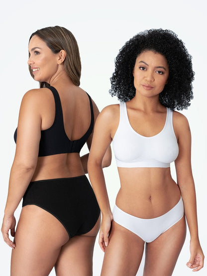 2-Pack Daily Comfort Wireless Shaper Bra