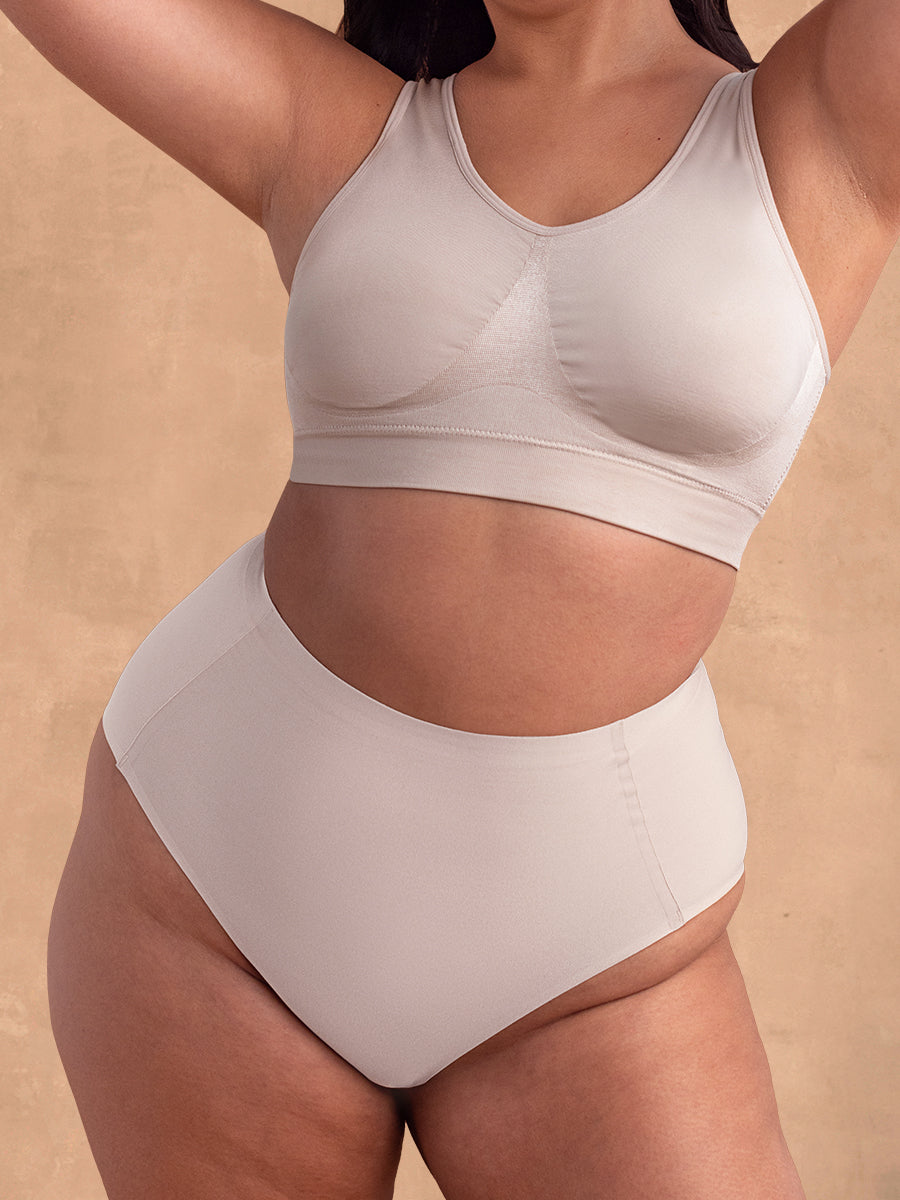 Seamless Stretch Mid-Waist Brief