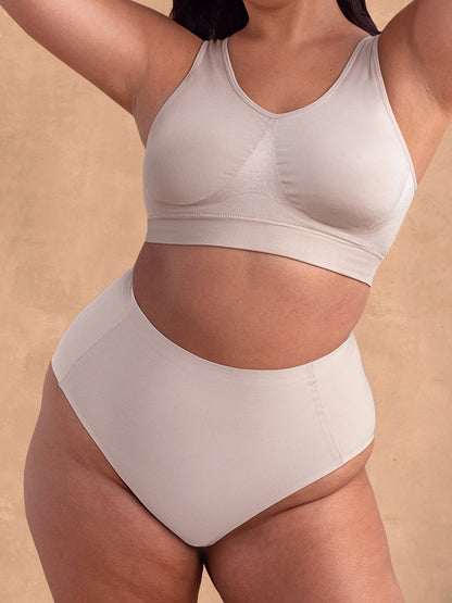 Seamless Stretch Mid-Waist Brief