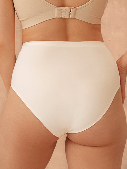 Seamless Stretch Mid-Waist Brief